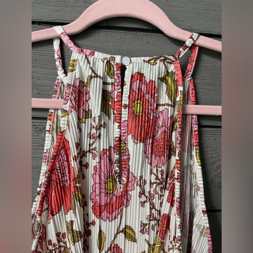 NWT Steve Madden Ada Swing Floral Shift Dress Vintage Floral L Spring Summer - Picture 5 of 12